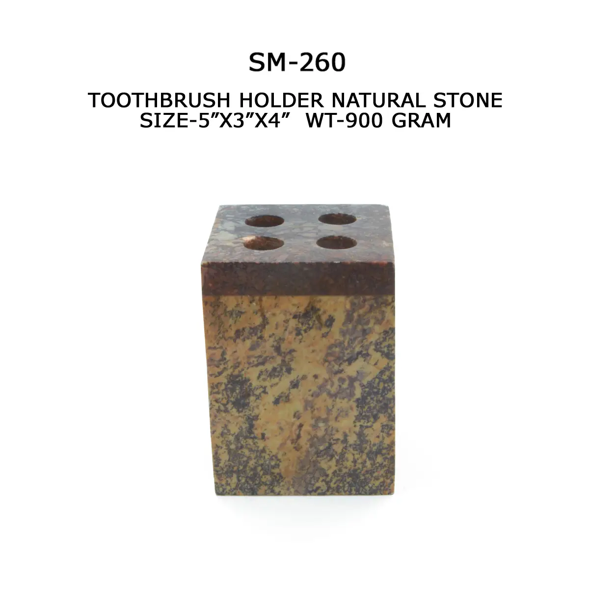 TOOTH BRUSH HOLDER NATURAL STONE